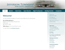 Tablet Screenshot of jeffersontwpbc.com